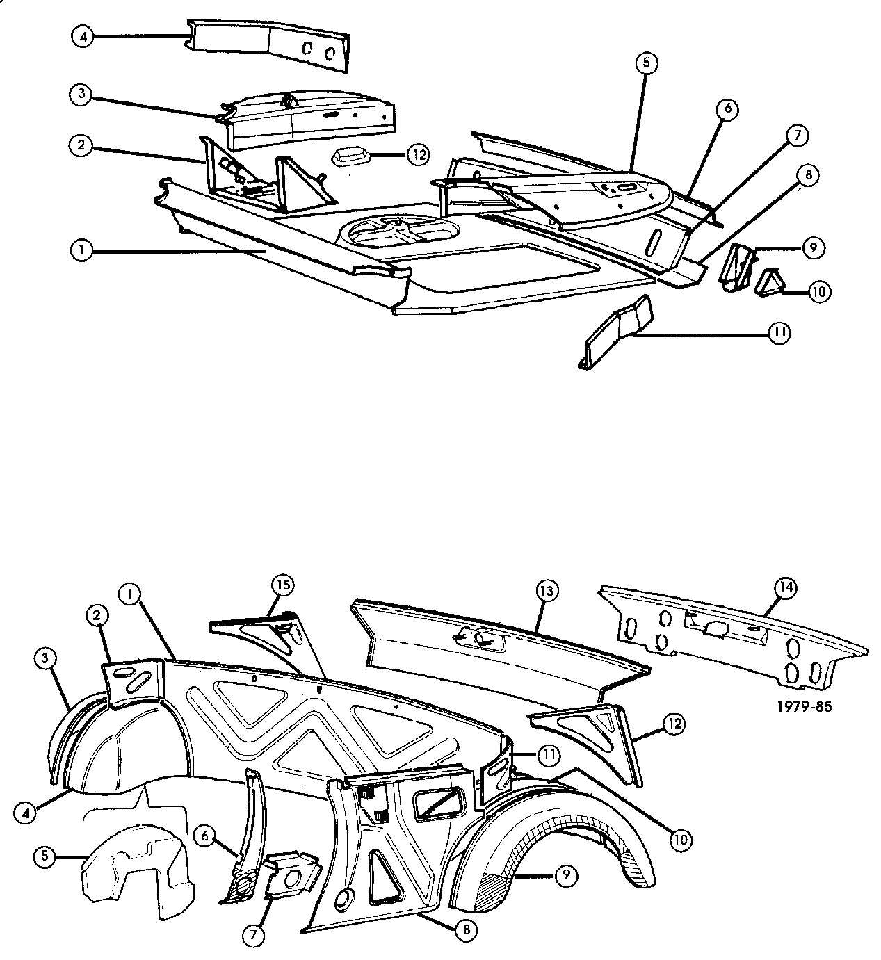 Fiat 124 Body, Boot trunk Panels | Fiat 500 and Classic Abarth ...