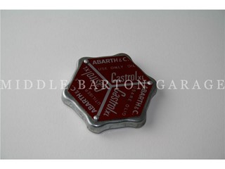 ABARTH oil filler cap - Castrol