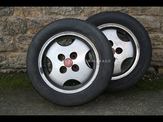 ABARTTH ROAD WHEEL 5.5/14 131 VOLUMETRICO USED PAIR (NOT 130 TC WHICH HAS A DIFFERENT OFFSET)
