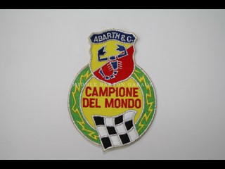 FULL COLOUR EMBROIDERED "CAMPIONE DEL MONDO" PATCH 120X90mm