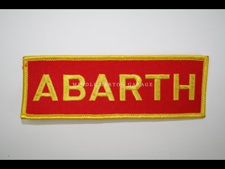 ABARTH EMBROIDERED LOGO/BADGE 125x40 PATCH