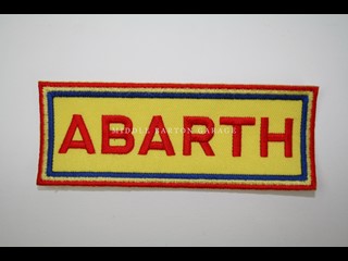 ABARTH BADGE/PATCH 120x45mm