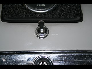 LIGHT SWITCH CHROMED PLASTIC 500/600 WITH BLACK BEZEL