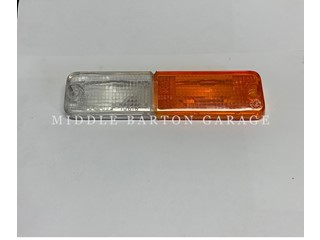 FRONT INDICATOR LENS, LH, ORANGE/CLEAR