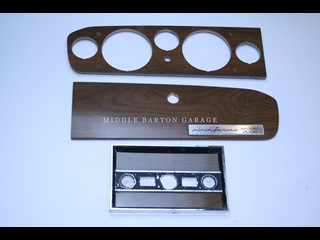 WOODEN DASH PARTS FIAT 124 PINIFARINA 