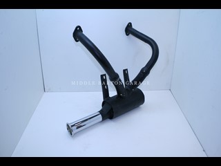FIAT 500 SPORTS EXHAUST IN BLACK WITH CHROME TIP