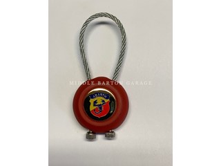 KEYRING - ABARTH WITH WIRE LOOP