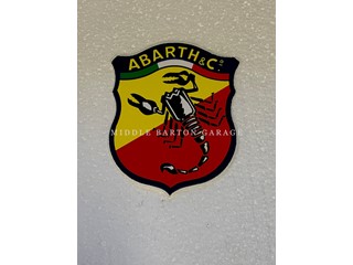 ABARTH SHIELD STICKER 90MM