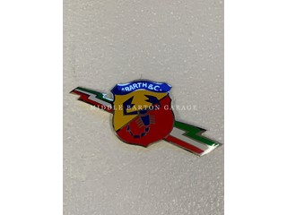 ABARTH SHIELD AND LIGHTENING STICKER