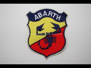 ABARTH SHIELD CLOTH BADGE(LATE STYLE) 110X85mm PATCH