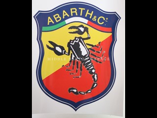 ABARTH & CO STICKER 180mm