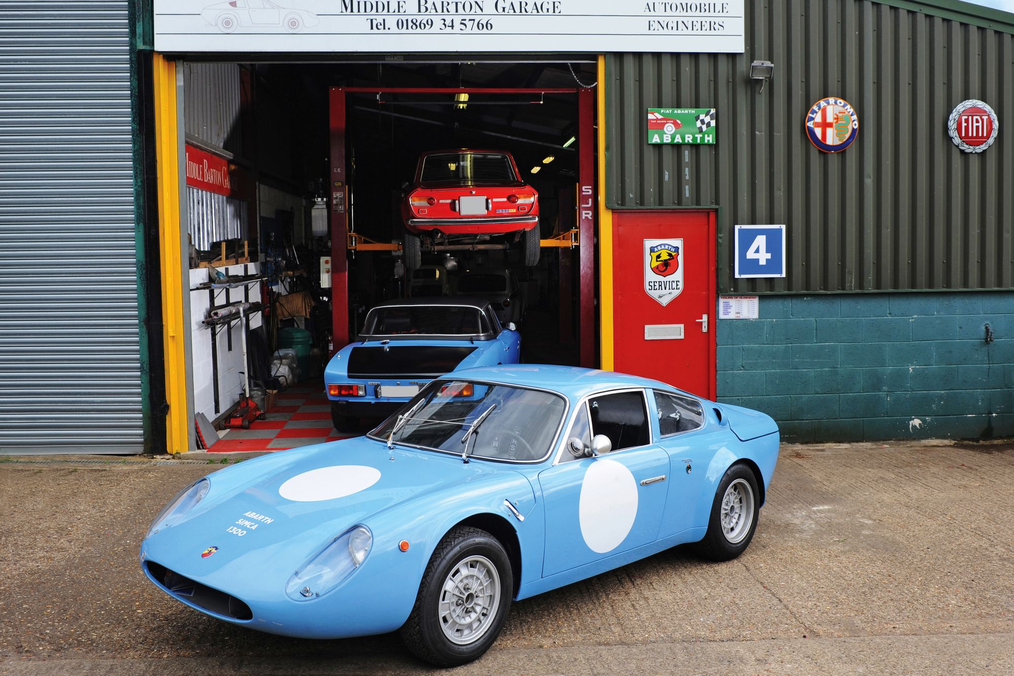Radbourne Racing ABARTH SIMCA 1300 LONG NOSE | Middle Barton Garage