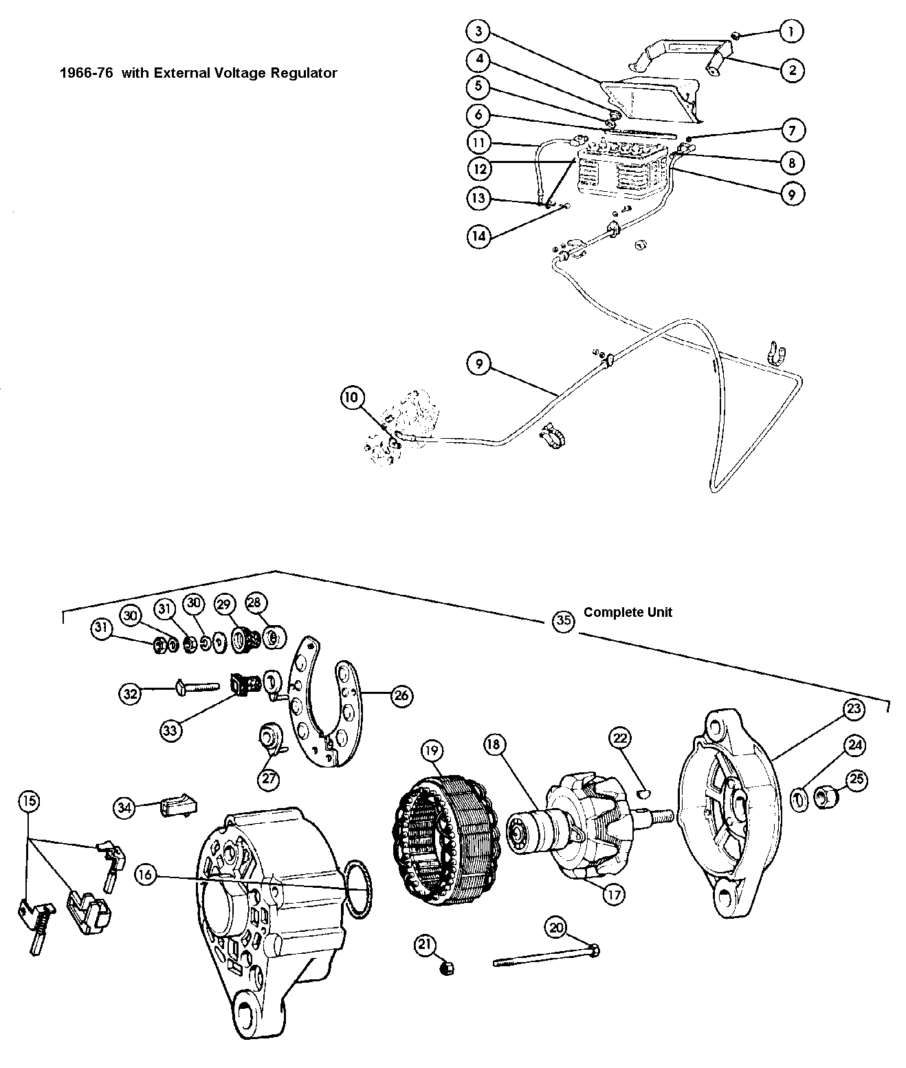 Fiat 124 Alternator, Battery & Cables | Middle Barton Garage