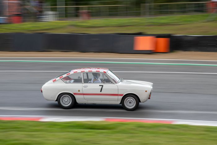 Abarth Heritage Group Cars - Brands Hatch - Credit Chris Bass