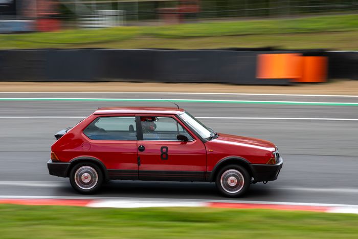 Abarth Heritage Group Cars - Brands Hatch - Credit Chris Bass