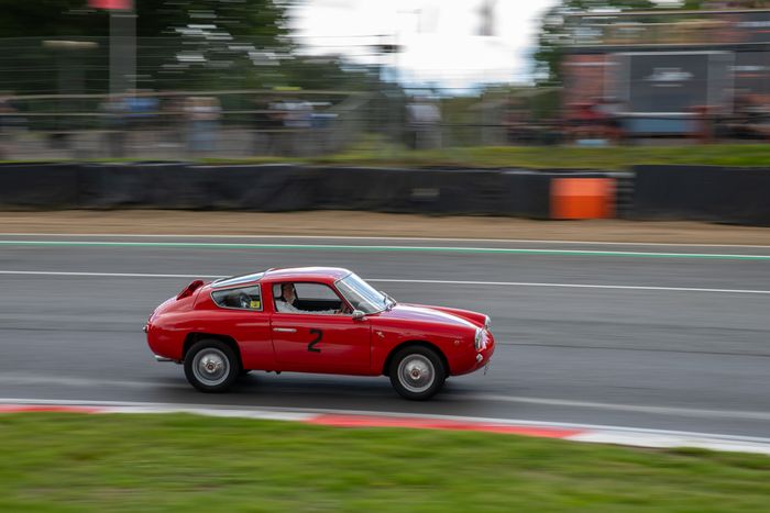 Abarth Heritage Group Cars - Brands Hatch - Credit Chris Bass