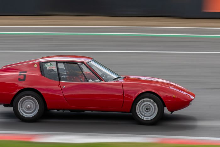 Abarth Heritage Group Cars - Brands Hatch - Credit Chris Bass