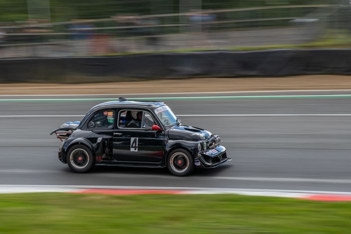 Abarth Heritage Group Cars - Brands Hatch - Credit Chris Bass