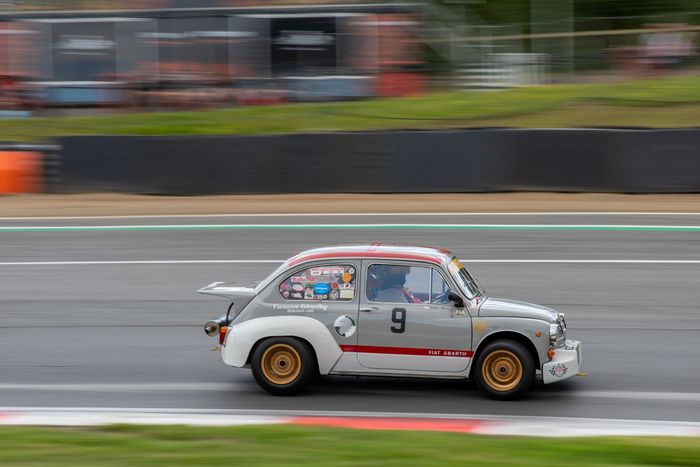 Abarth Heritage Group Cars - Brands Hatch - Credit Chris Bass