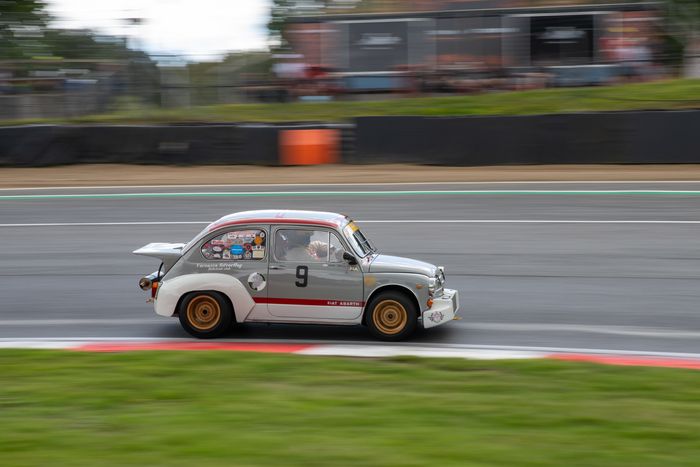 Abarth Heritage Group Cars - Brands Hatch - Credit Chris Bass