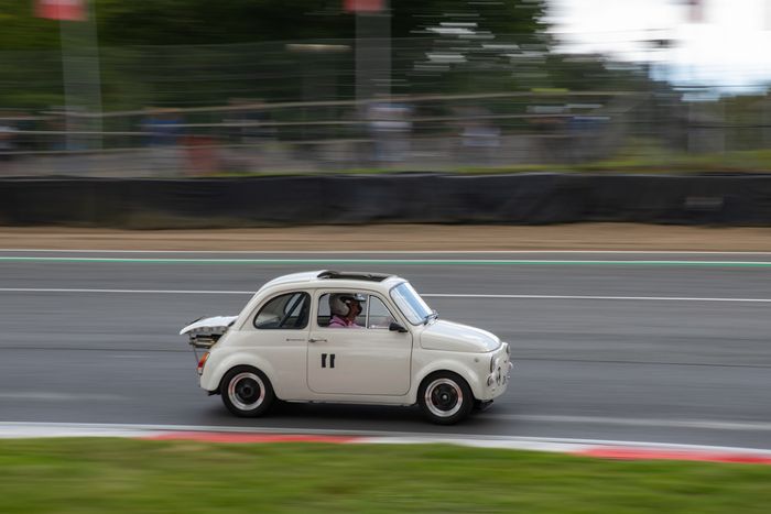 Abarth Heritage Group Cars - Brands Hatch - Credit Chris Bass