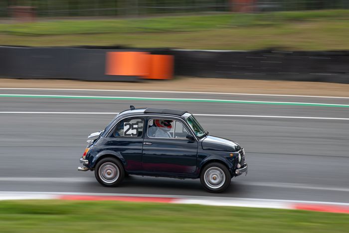 Abarth Heritage Group Cars - Brands Hatch - Credit Chris Bass