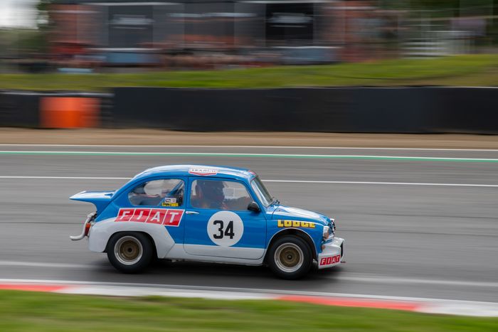 Abarth Heritage Group Cars - Brands Hatch - Credit Chris Bass