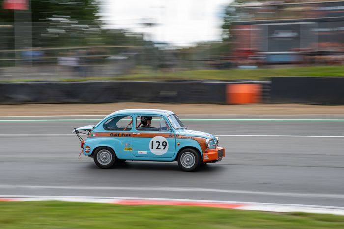 Abarth Heritage Group Cars - Brands Hatch - Credit Chris Bass