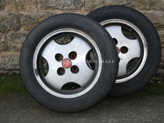 ABARTTH ROAD WHEEL 5.5/14 131 VOLUMETRICO USED PAIR (NOT 130 TC WHICH HAS A DIFFERENT OFFSET)