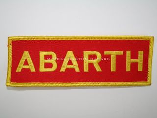 ABARTH EMBROIDERED LOGO/BADGE 125x40 PATCH