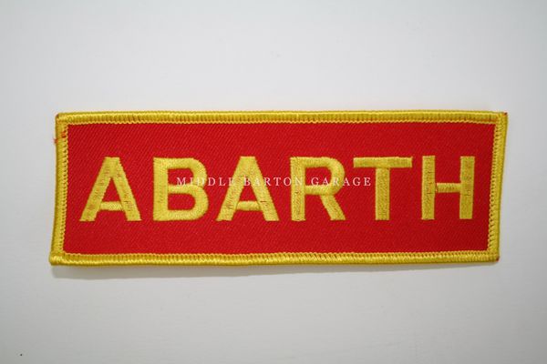 ABARTH EMBROIDERED LOGO/BADGE 125x40 PATCH