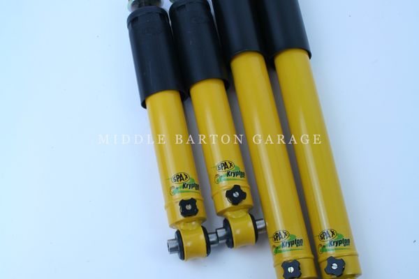 SPAX GAS ADJUSTABLE SHOCKS SET OF 4 FIAT 124 SPIDERS