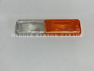 FRONT INDICATOR LENS, LH, ORANGE/CLEAR