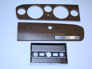 WOODEN DASH PARTS FIAT 124 PINIFARINA 