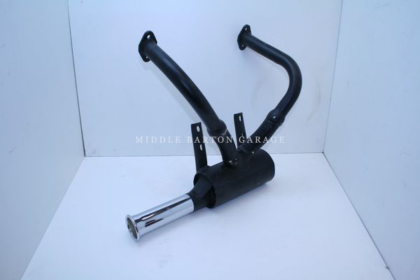 FIAT 500 SPORTS EXHAUST IN BLACK WITH CHROME TIP
