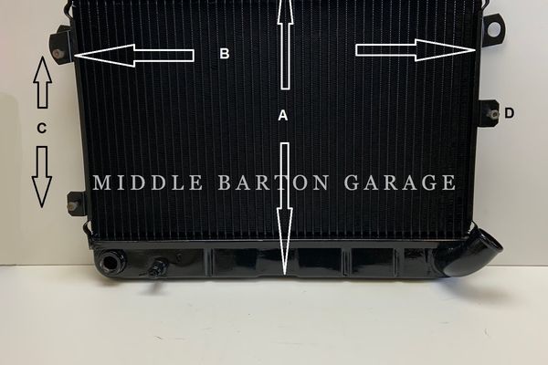 RADIATOR FIAT 124 RECONDITIONED.