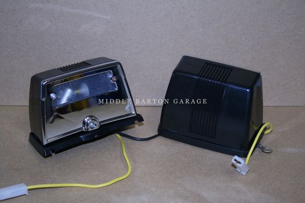 NUMBER PLATE LIGHTS (Pair) FIAT 124 CSA / X/19 1975-85