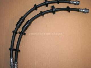 130TC FRONT BRAKE HOSE SET (PAIR)