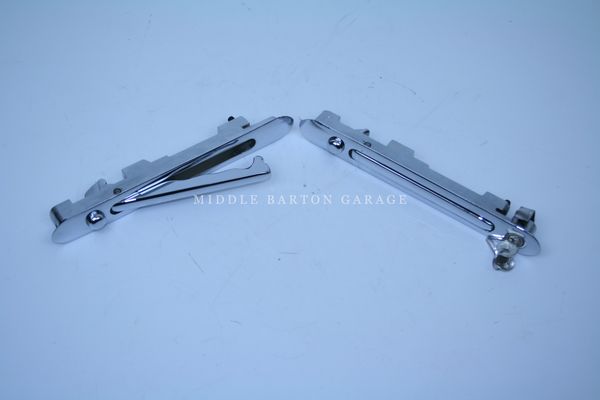 Chrome Zagato door handles (pair)