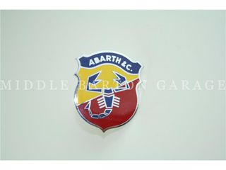ABARTH SHIELD 51mm 124CSA/130TC ENAMEL