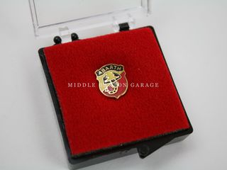 ABARTH LAPEL/TIE SHIELD PIN 13MM HIGH