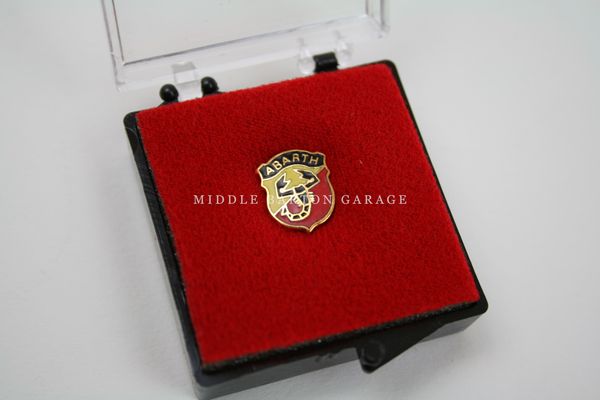 ABARTH LAPEL/TIE SHIELD PIN 13MM HIGH