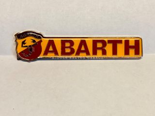 ABARTH STRIP & SHIELD BADGE