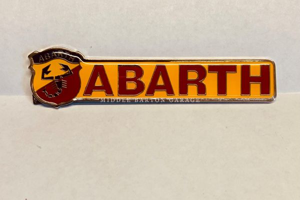ABARTH STRIP & SHIELD BADGE