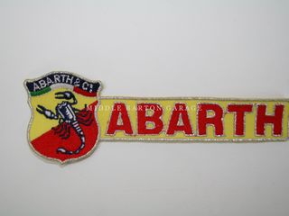 ABARTH SHIELD & LOGO PATCH 135mm LONG