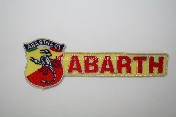 ABARTH SHIELD & LOGO PATCH 135mm LONG
