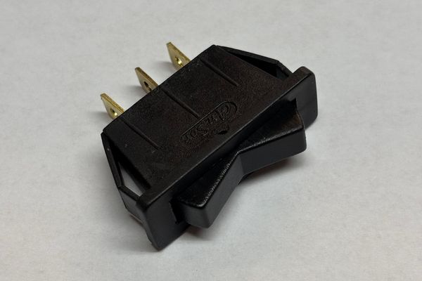 HEATER FAN SWITCH BLACK 124 SPIDER